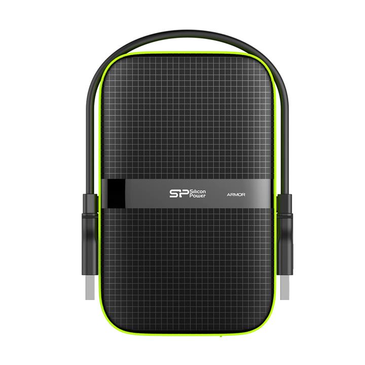 هارددیسک اکسترنال Silicon Power مدل آرمور A60 ظرفیت 2 ترابایت Silicon Power Armor A60 External Hard Drive - 2TB